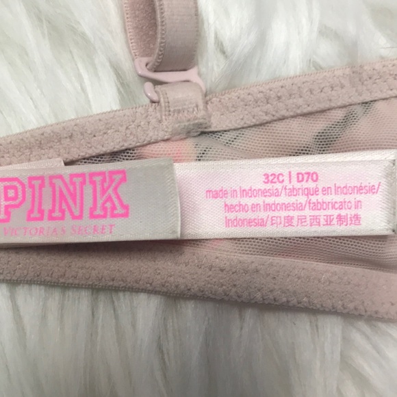 PINK Victoria’s Secret Size 32C Push-Up Bra - Picture 5 of 9